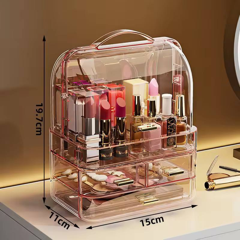 Small Size Transparent Makeup Storage Organiser