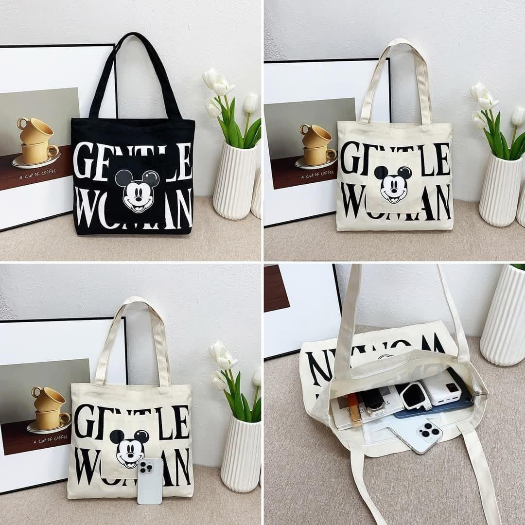 Mickey Mouse Canvas Shoulder Bag