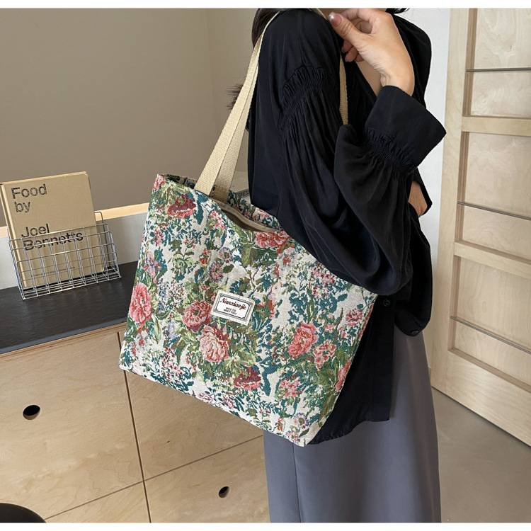 Large Capacity Canvas Shoulder-5 Bag