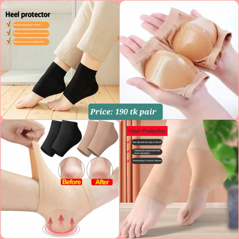 Gel silicone heel protector