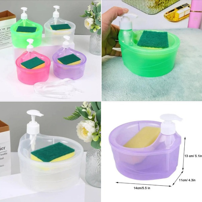 Smart Soap Dispenser – 2-in-1 Sponge & Soap Solution