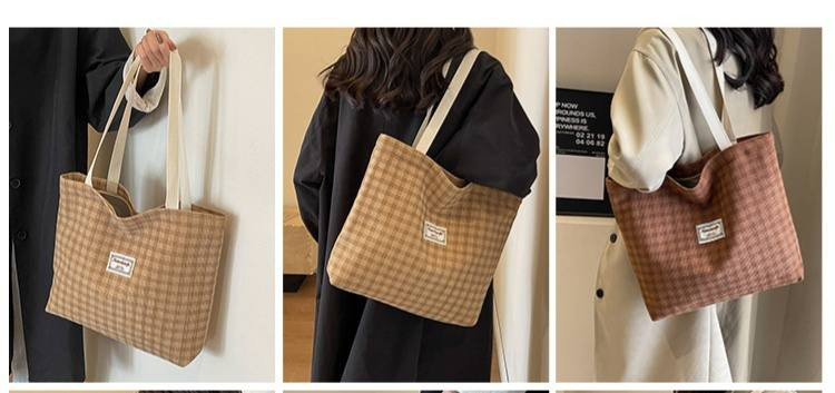 Large Capacity Shoulder Tote Bag