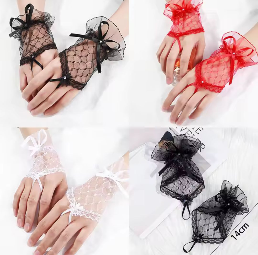 China Stylish lace hand socks