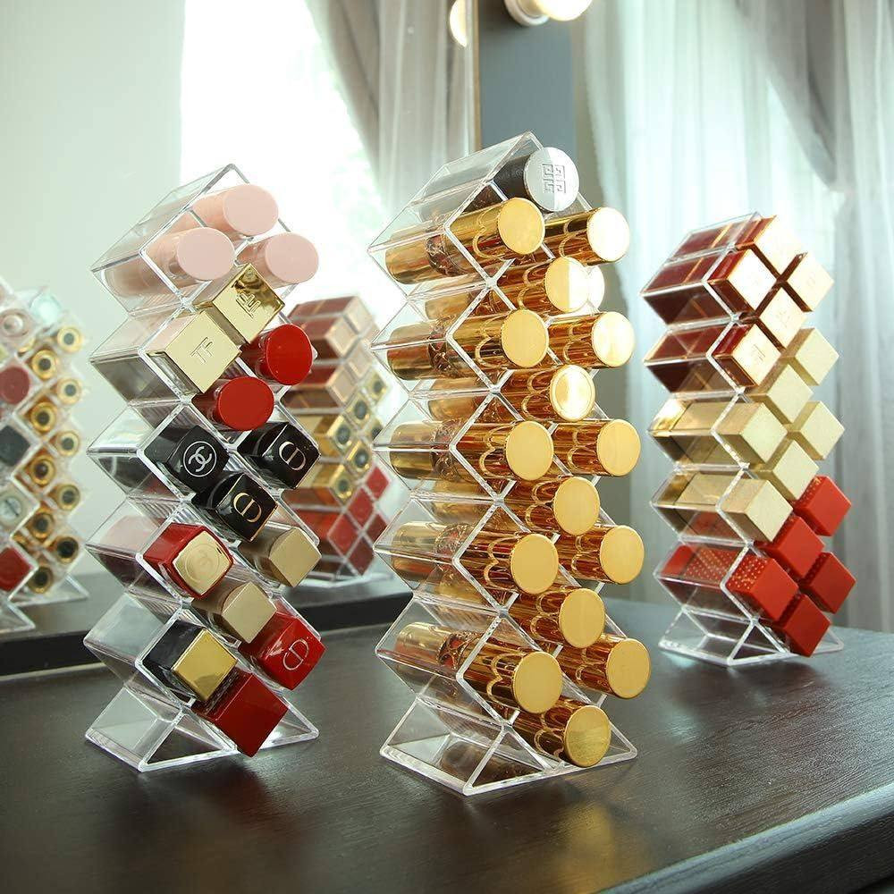 10/16 Grids Cosmetic Lipstick Organizer