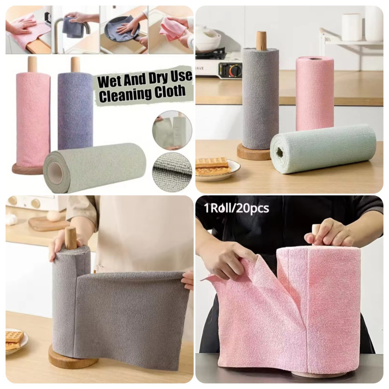 Wet & Dry Cleaning Cloth Roll